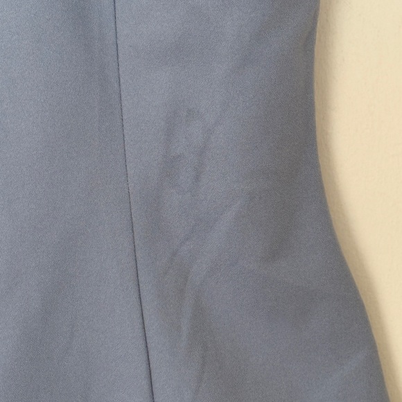 Vintage Rampage Tailored Waistcoat Vest Blue Button Front Size 7 Dark Academia - Picture 6 of 6